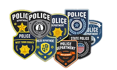 Personalised Police Velcro Patches